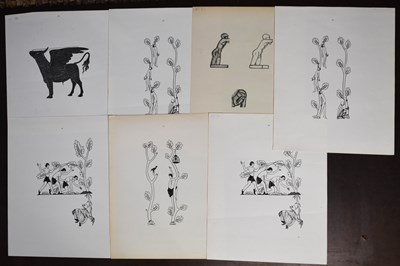 Lot 37 - Eric Gill (1882-1940): a group of seven prints;...