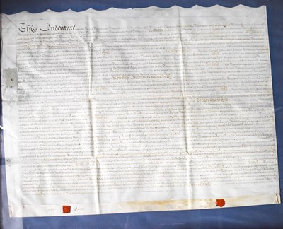 Lot 362 - A late 18th century indenture signed by John...