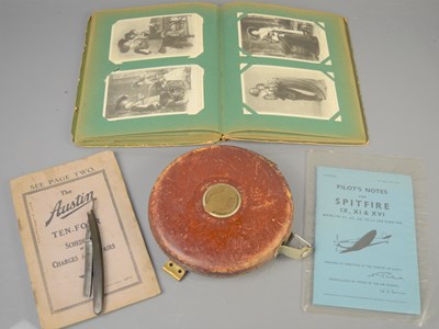 Lot 245 - A 1920s postcard album of famous actors and...