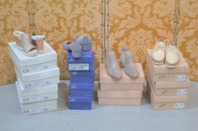 Lot 344 - Fifteen pairs of brand new ladies shoes,...