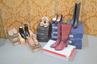 Lot 350 - Fifteen pairs of brand new ladies shoes,...