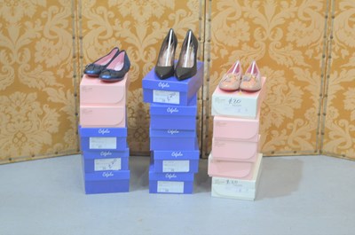 Lot 356 - Fifteen pairs of brand new ladies shoes,...