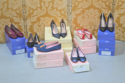 Lot 357 - Fifteen pairs of brand new ladies shoes,...