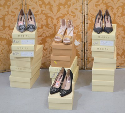 Lot 359 - Fifteen pairs of brand new ladies shoes,...