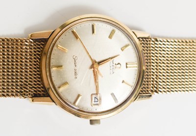 Lot 383 - A 9ct gold 1960s Omega Seamaster Automatic...