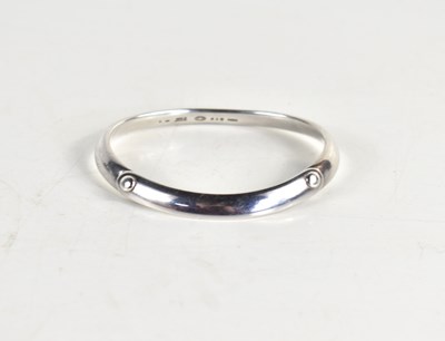 Lot 156 - Georg Jensen. A sterling silver button design...