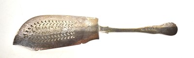 Lot 33 - A Scottish silver fish server in the Kings...