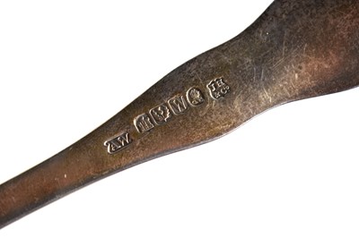 Lot 33 - A Scottish silver fish server in the Kings...
