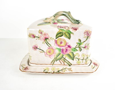 Lot 217 - A 20th century stoneware cheese dish, the...