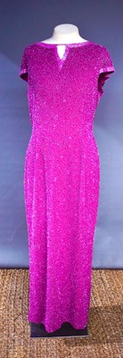 Lot 207 - Tomasz Starzewski, a fuchsia pink iridescent...