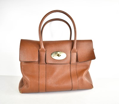 Lot 213 - A Mulberry tan bayswater type handbag, with...
