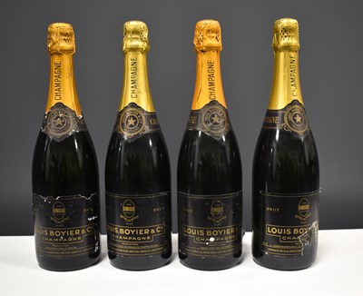 Lot 47 - Four bottles of Louis Boyier & Cie Champagne,...