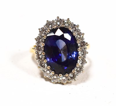 Lot 173 - An impressive 18ct yellow gold, diamond and...