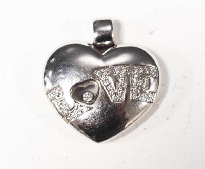 Lot 172 - An 18ct white gold and diamond Chopard 'Love'...