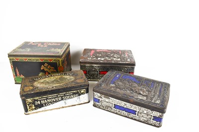 Lot 274 - CHARITY LOT: A group of vintage tins, to...