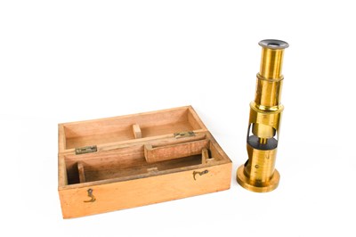 Lot 280 - CHARITY LOT: A vintage brass travelling /...