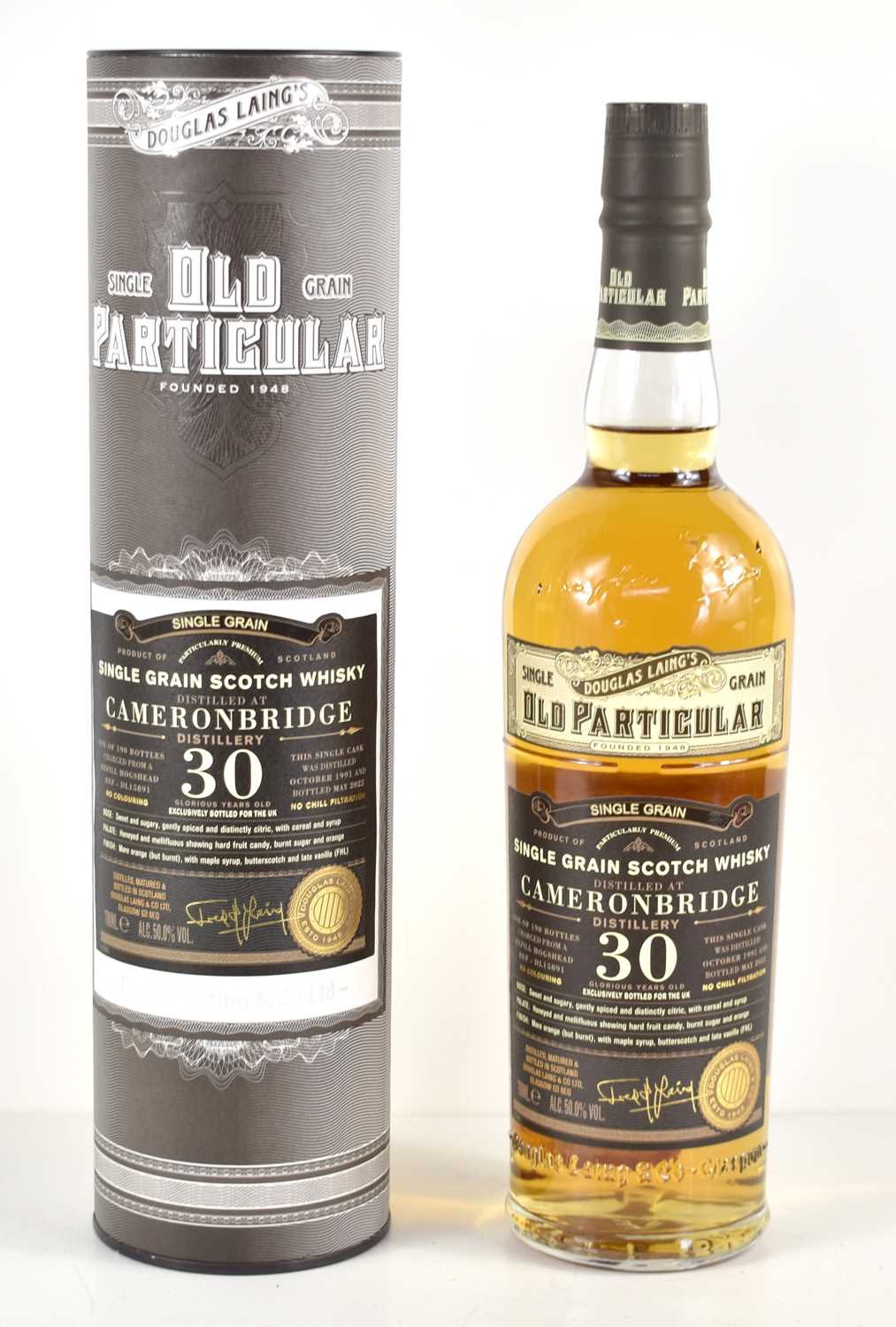 Lot 32 - Scotch Whisky: A bottle of Cameronbridge 30...
