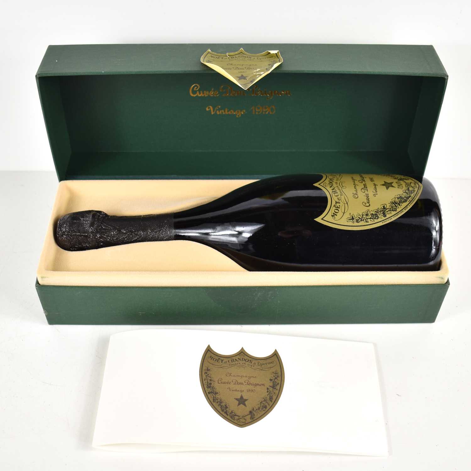 Lot 13 - A bottle of Cuvee Dom Perignon champagne,...