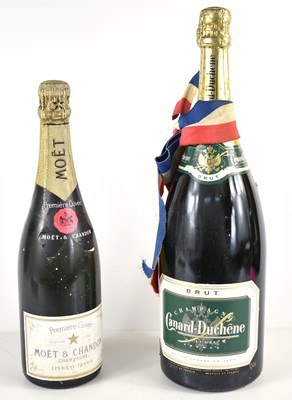 Lot 59 - A bottle of Canard-Duchene brut champagne,...