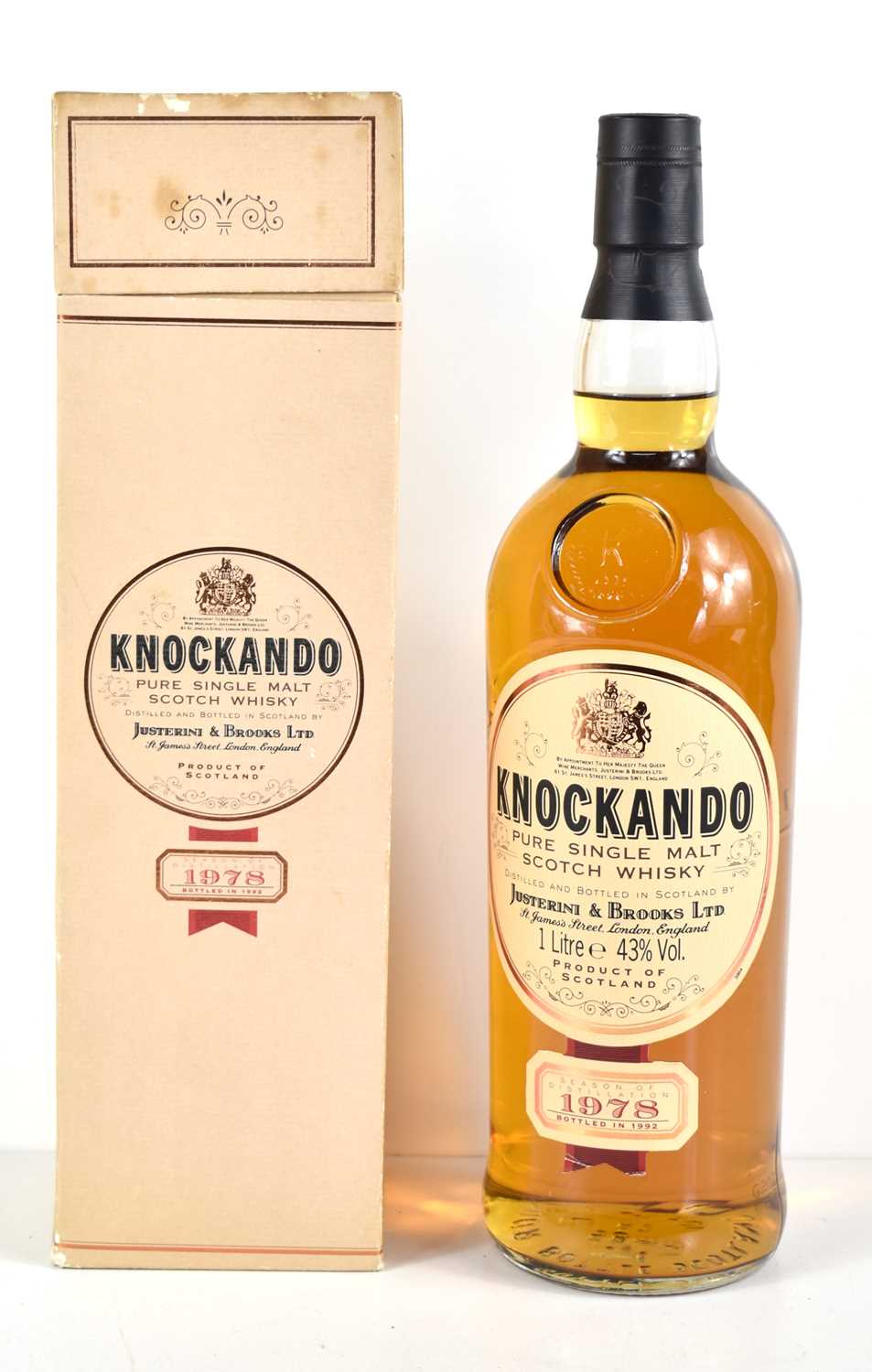 Lot 40 - Scotch Whisky: A bottle of Knockando pure...