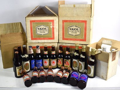 Lot 71 - A group of vintage Skol Liqueur Lager brewed...