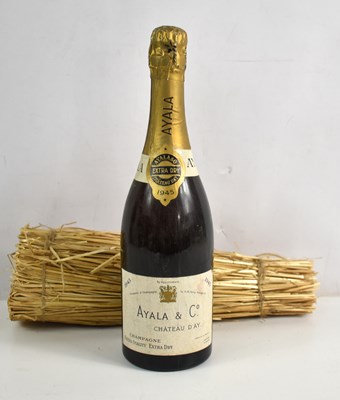 Lot 67 - A bottle of Ayala & Co, Chateau d'Ay champagne,...