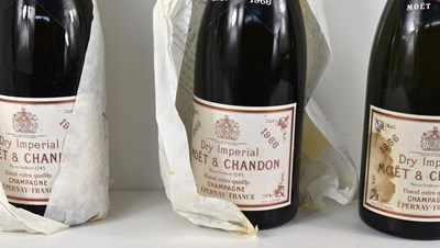 Lot 42 - Three bottles of Moet & Chandon Dry Imperial...