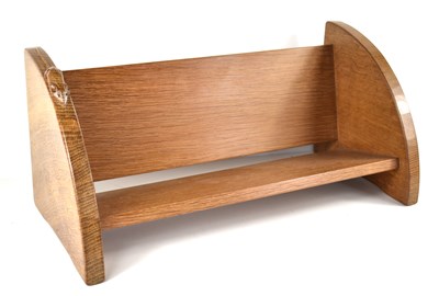 Lot 261 - A Robert 'Mouseman' Thompson oak book trough,...