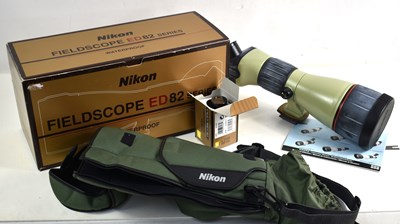 Lot 245 - A Nikon Fieldscope ED82, waterproof, with...