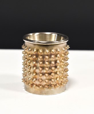 Lot 5 - A modernist silver 'hedgehog' cup, Sheffield...