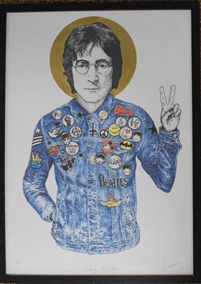 Lot 271 - Rugman (20th century): Working Class Hero,...