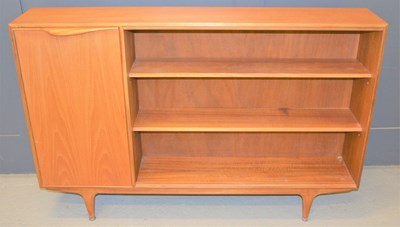 Lot 590 - A Mid-Century Mcintosh teak display cabinet,...