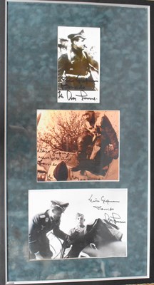 Lot 273 - Three military photographs, all bearing...