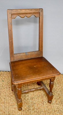 Lot 264 - A late 18th / early 19th century oak childs...