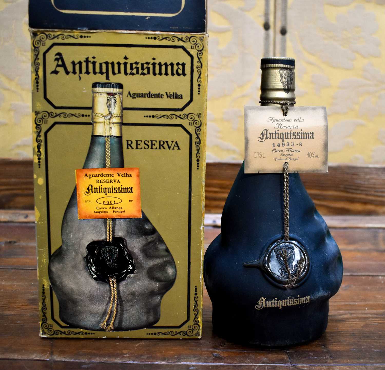 Lot 53 - A bottle of Antiquissima Aguardente Velha...