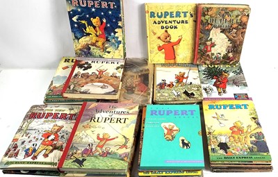 Lot 235 - A collection of vintage Rupert the Bear...