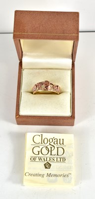 Lot 141 - A 9ct gold and rose gold Clogau of Wales ring,...