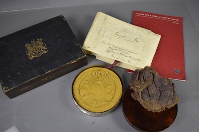 Lot 292 - An 1874 indenture for a patent on an invention...