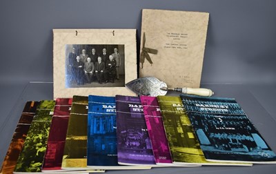 Lot 281 - A silver plated presentation trowel to Mr G...
