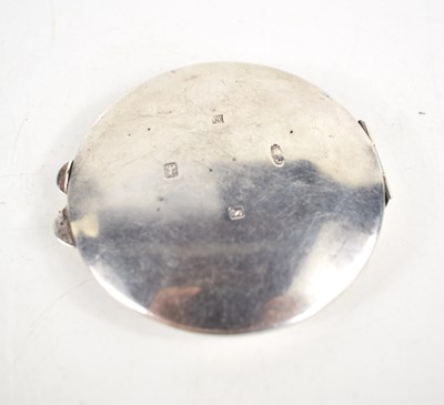Lot 315 - An Albert Edward Jones silver mirror compact,...