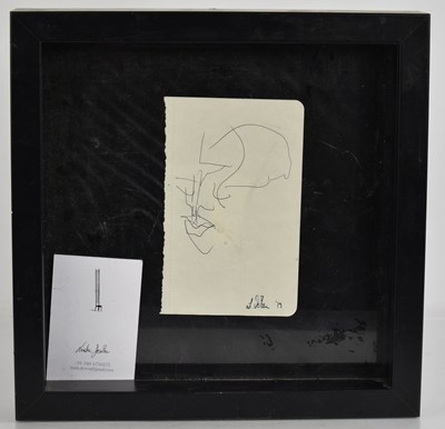 Lot 34 - Linda Dexter (20th century): ink on paper...