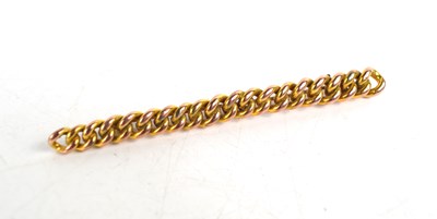 Lot 238 - A 9ct gold brooch, composed of graduated oval...