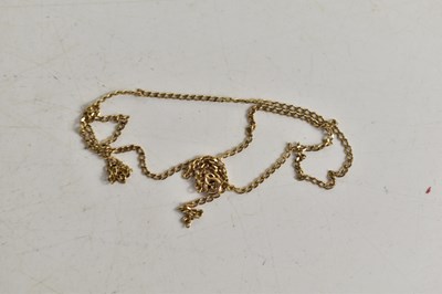 Lot 47 - A 9ct gold Italian chain link necklace,...