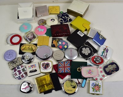 Lot 319 - A large selection of compact mirrors, of...