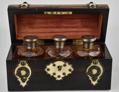 Lot 308 - A Victorian specimen wood scent casket, circa...