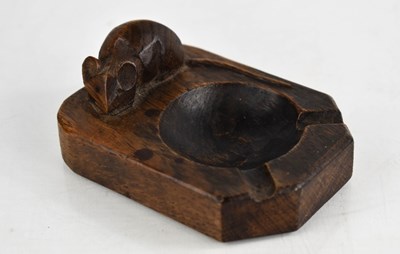 Lot 296 - A Robert Thompson 'Mouseman' ashtray carved...
