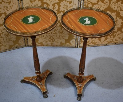Lot 585 - A pair of fine Sheraton Revival late 19th...