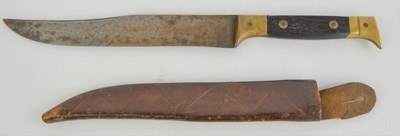 Lot 451 - A rare French Army issue WWI trench knife,...