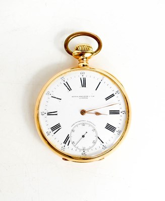 Lot 189 - A Patek Philippe & Cie of Geneve 18ct gold...