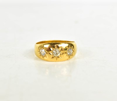 Lot 83 - A 22ct gold (testing as but mark worn), and...